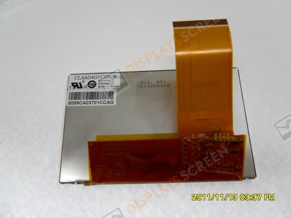 Original CLAA040JC06CW CPT Screen 4.0\" 480×272 CLAA040JC06CW Display