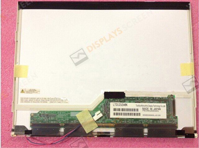 Original LTD121EA8K Toshiba Screen 12.1\" 1024*768 LTD121EA8K Display