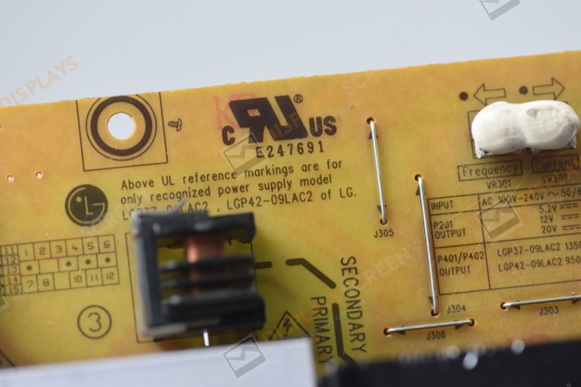 Original LGP37-09LJA LG EAX55357707/2 Power Board