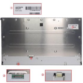 Original LG LM270WR3-SSD1 Screen 27" 3840*2160 LM270WR3-SSD1 Display