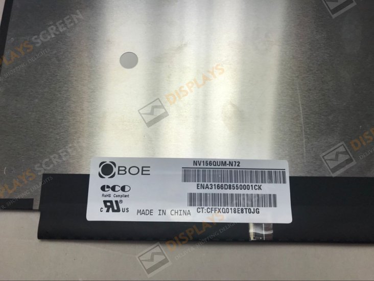 Original NV156QUM-N72 BOE Screen 15.6" 3840×2160 NV156QUM-N72 Display