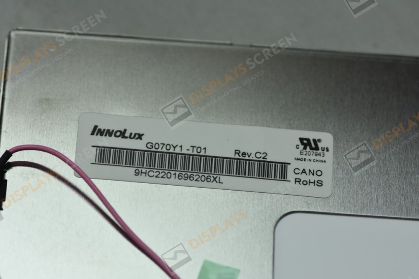 Original G070Y1-T01 Innolux Screen 7" 800×480 G070Y1-T01 Display