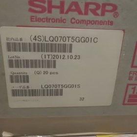 Original LQ070T5GG01C Sharp Screen 7" 480×234 LQ070T5GG01C Display