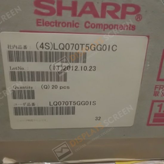 Original LQ070T5GG01C Sharp Screen 7\" 480×234 LQ070T5GG01C Display