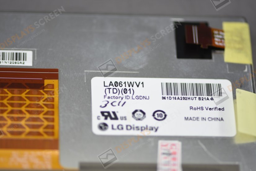 Original LA061WV1-TD01 LG Screen Panel 6.1" 800*480 LA061WV1-TD01 LCD Display