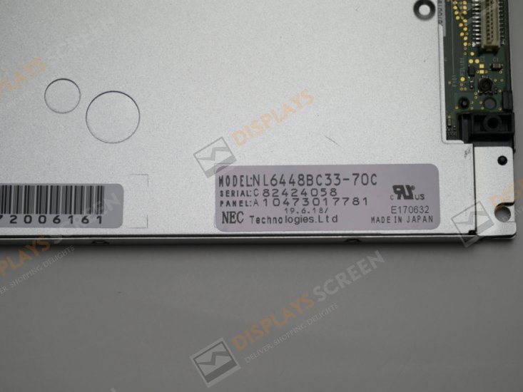 Original NL6448BC33-70C NEC Screen 10.4" 640×480 NL6448BC33-70C Display
