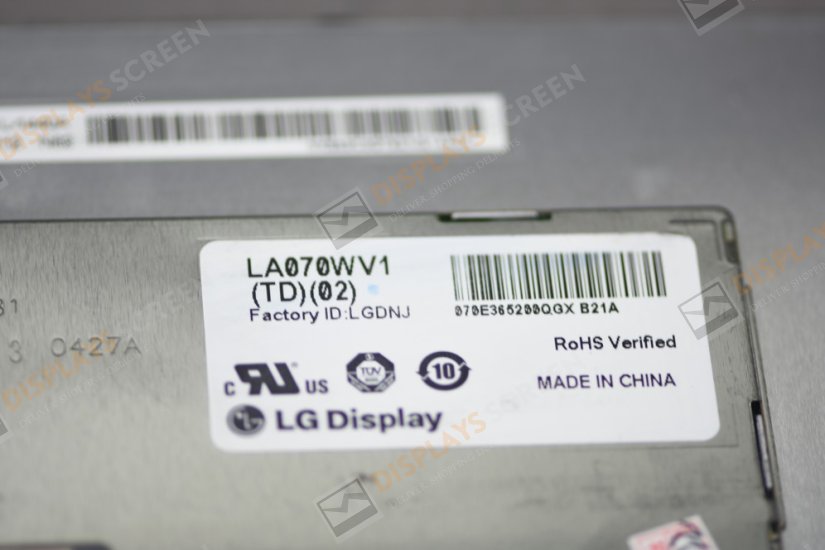 Original LA070WV1-TD02 LG Screen 7" 800×480 LA070WV1-TD02 Display