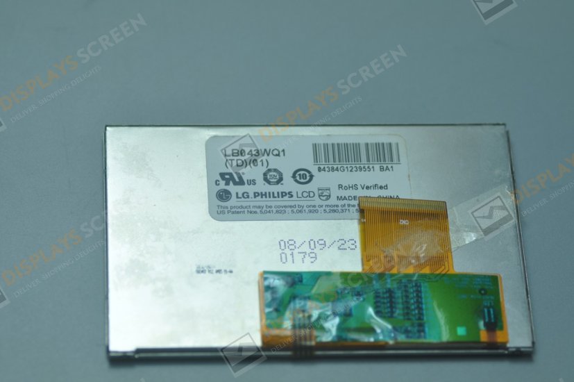 Original LB043WQ1-TD01 LG Screen 4.3" 480×272 LB043WQ1-TD01 Display