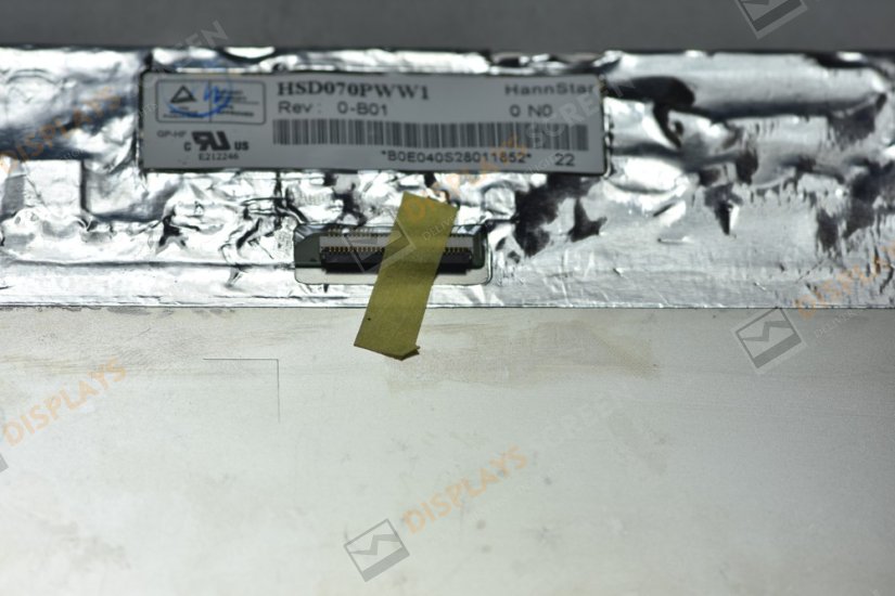 Original HSD070PWW1-A00 HannStar Screen 7" 1280×800 HSD070PWW1-A00 Display