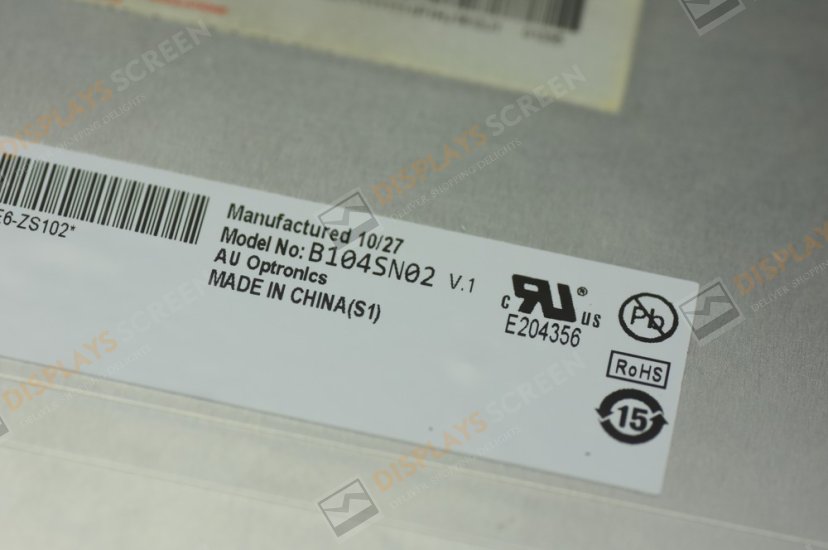 Original B104SN02 v.1 640*480 AUO 10.4" TFT LCD Panel Display B104SN02 v.1 LCD Screen Display