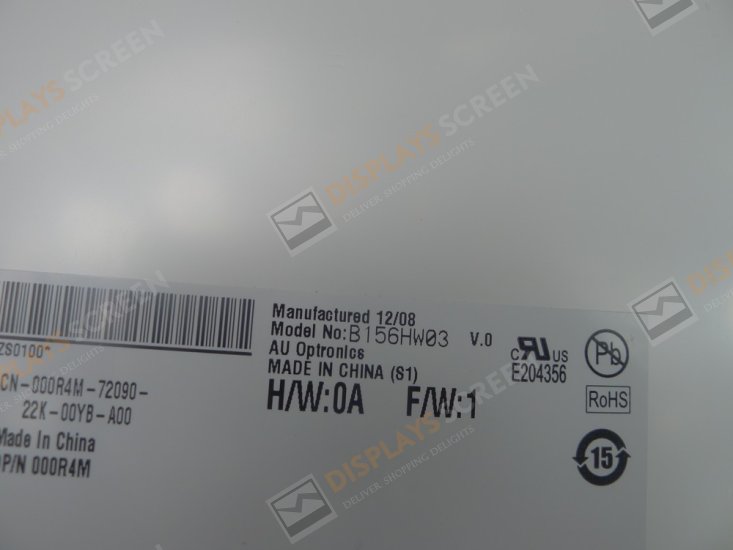 Original B156HW03 V0 AUO Screen 15.6" 1920×1080 B156HW03 V0 Display