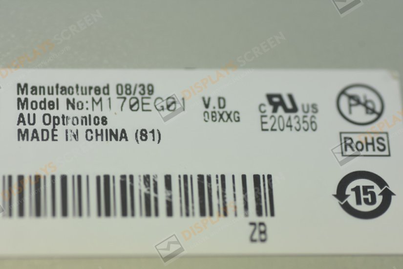 Original M170EG01 V0 AUO Screen 17.0" 1280×1024 M170EG01 V0 Display