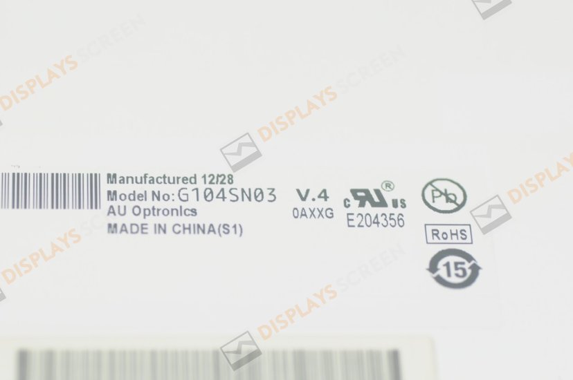 Original G104SN03 V4 AUO Screen 10.4" 800×600 G104SN03 V4 Display