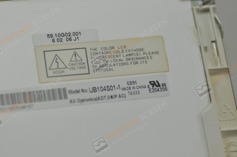 Original UB104S01 AUO Screen 10.4" 800×600 UB104S01 Display