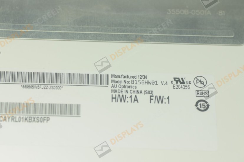Original B156HW01 V.4 AUO Screen 15.6" 1920×1080 B156HW01 V.4 Display