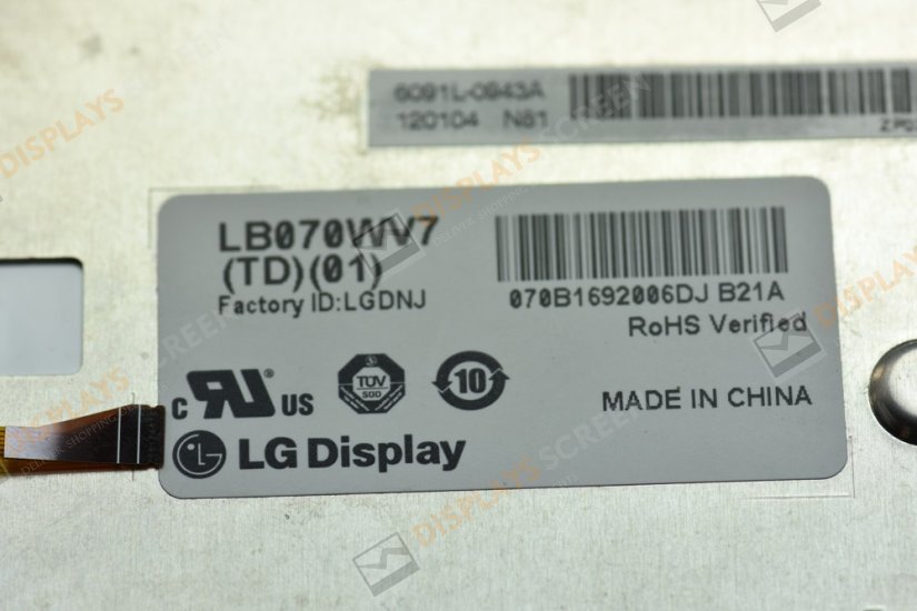 Original LB070WV7-TD01 LG Screen 7.0" LB070WV7-TD01 Display