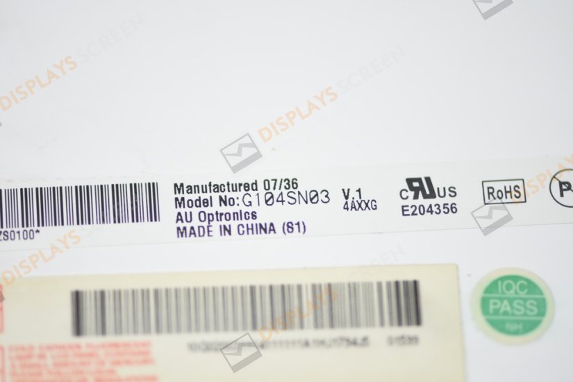10.4 inch G104SN03 V.1 G104SN03 V1 LCD Panel 800*600 20pins Display Screen