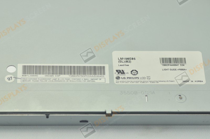 Original LG Philips LM190E05-SL02 LCD Panel Display LM190E05 LCD Screen Display