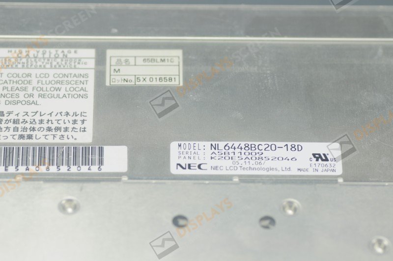 NL6448BC20-18D NEC 640*480 TFT LCD Panel Display NL6448BC20-18D LCD Screen Display