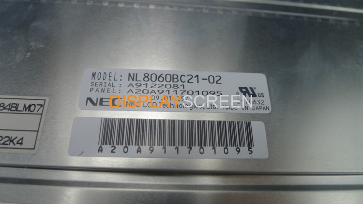 NL8060BC21-02 NEC 8.4" TFT LCD Panel Display NL8060BC21-02 LCD Screen Display