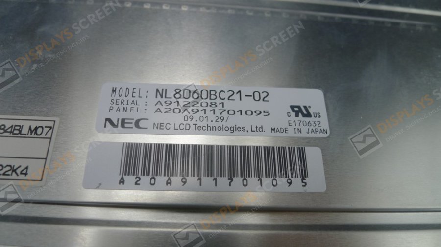 NL8060BC21-02 NEC 8.4" TFT LCD Panel Display NL8060BC21-02 LCD Screen Display