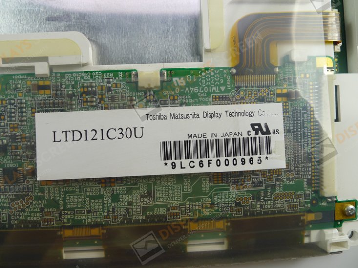 Original LTD121C30U Toshiba 12.1 Inch LCD Panel Display LTD121C30U LCD Screen Display