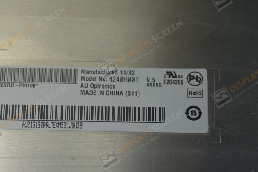 Original M240HW01 V5 AUO Screen 24.0" 1920×1080 M240HW01 V5 Display