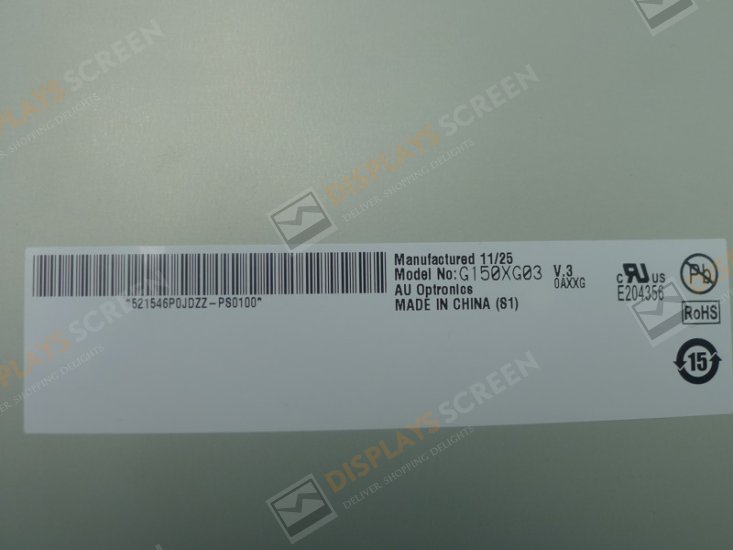 Original G150XG03 V3 AUO Screen 15.0" 1024×768 G150XG03 V3 Display
