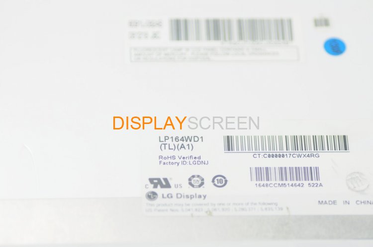 Original LP164WD1-TLA1 LG Screen 16.4" 1600×900 LP164WD1-TLA1 Display