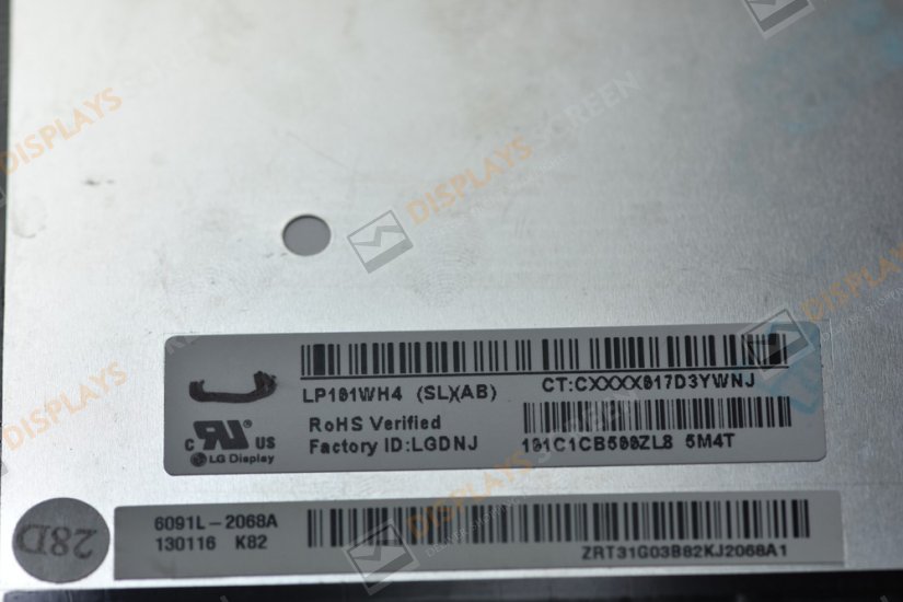Original LG LP101WH4-SLAB Screen 10.1" 1366×768 LP101WH4-SLAB Display