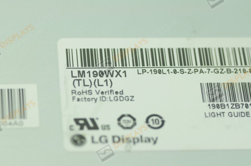 Original LG LM190WX1-TLL1 Screen 19.0" 1440×900 LM190WX1-TLL1 Display
