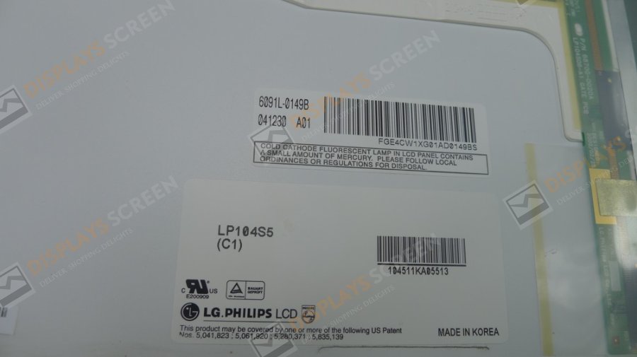 Original LG LP104S5-C1 Screen 10.4" 800×600 LP104S5-C1 Display