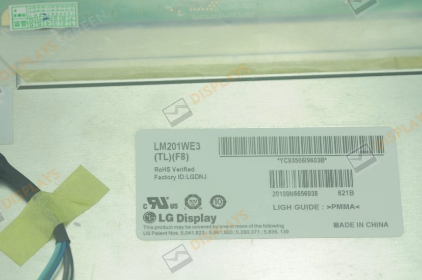 Original LM201WE3-TLF8 LG Screen 20.1" 1680×1050 LM201WE3-TLF8 Display
