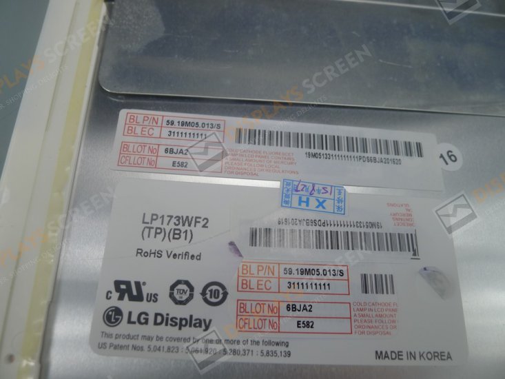Original LP173WF2-TPB1 LG Screen 17.3" 1920×1080 LP173WF2-TPB1 Display
