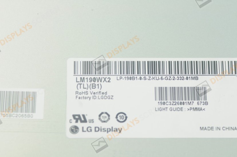 Original LM190WX2-TLB1 LG Screen 19" 1440×900 LM190WX2-TLB1 Display