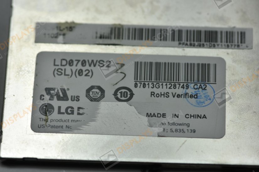 Original LD070WS2-SL02 LG Screen 7" 1024×600 LD070WS2-SL02 Display