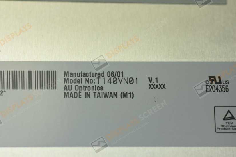 Original T140VN01 V1 AUO Screen 14.0" 640×480 T140VN01 V1 Display