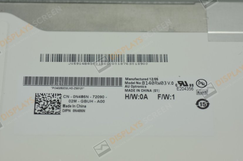 Original B140RW03 V0 AUO Screen 14.0" 1600×900 B140RW03 V0 Display