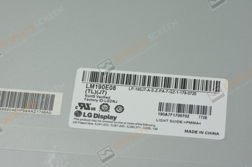 Original LM190E08-TLJ7 LG Screen 19.0" 1280×1024 LM190E08-TLJ7 Display