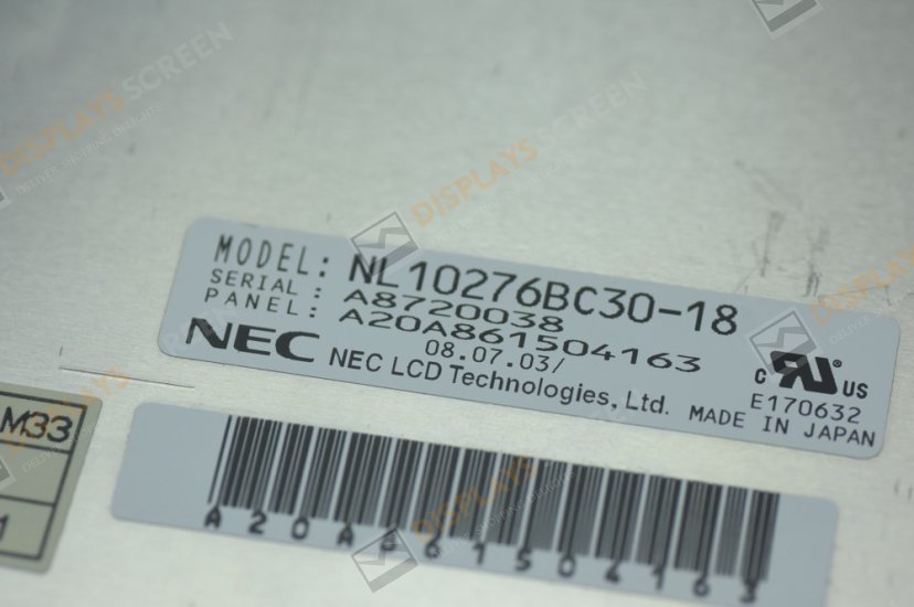 Original NL10276BC30-18 NEC Screen 15" 1024x768 NL10276BC30-18 Display