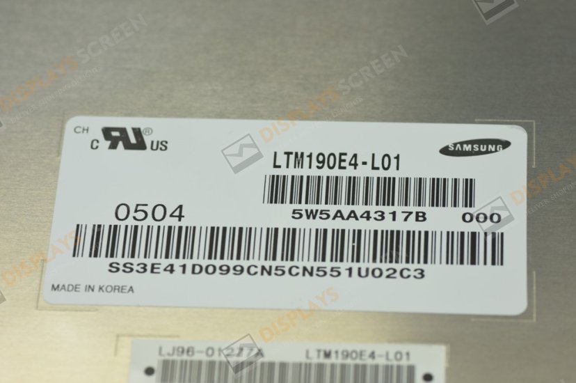 Original LTM190E4-L01 SAMSUNG Screen 19" 1280×1024 LTM190E4-L01 Display