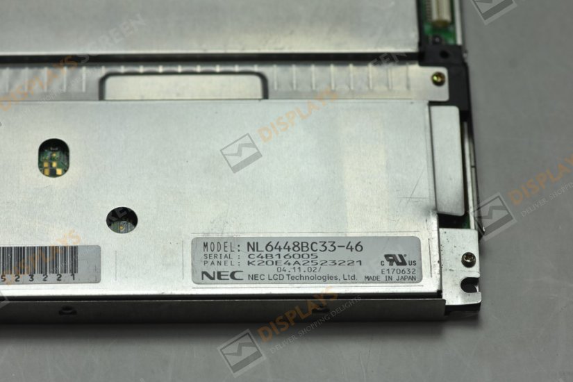 Original NL6448BC33-46 NEC Screen 10.4" 640x480 NL6448BC33-46 Display