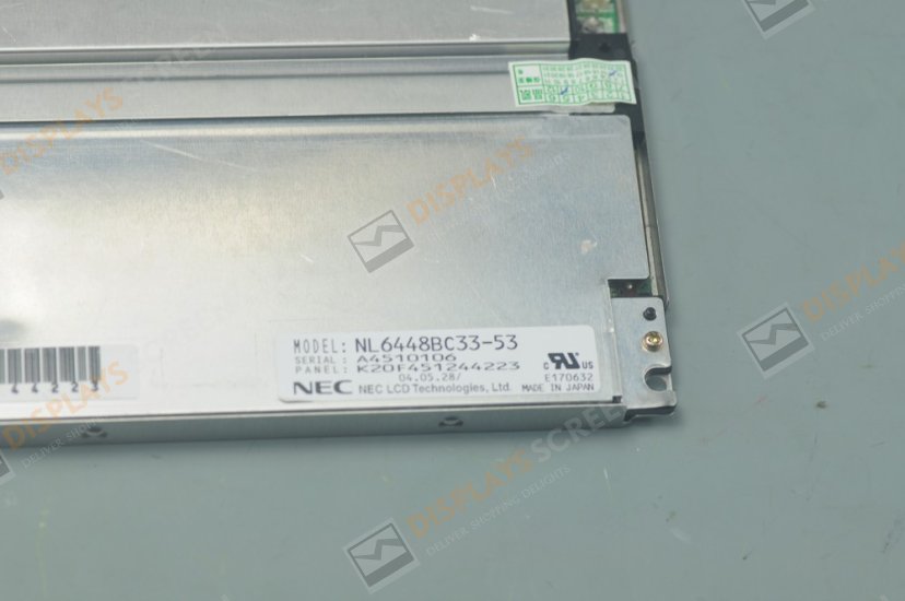 Original NL6448BC33-53 NEC Screen 10.4" 640x480 NL6448BC33-53 Display
