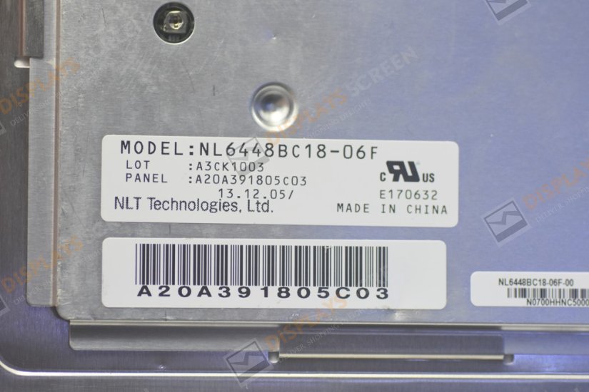 Original NL6448BC18-06F NEC Screen 6.5" 640x480 NL6448BC18-06F Display