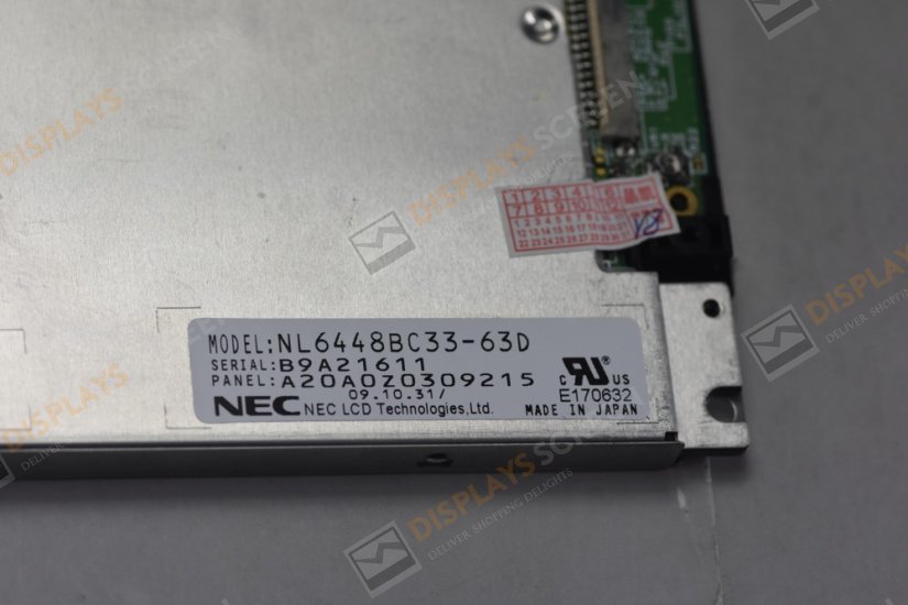 Original NL6448BC33-63D NEC Screen 10.4" 640x480 NL6448BC33-63D Display