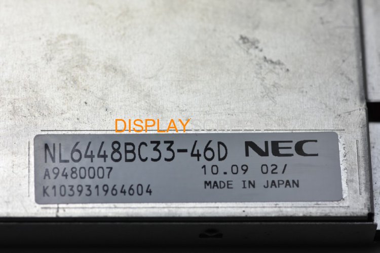 Original NL6448BC33-46D NEC Screen 10.4"800×600 NL6448BC33-46D Display