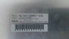 Original NL160120BM27-03A NEC Screen 21.3" NL160120BM27-03A Display