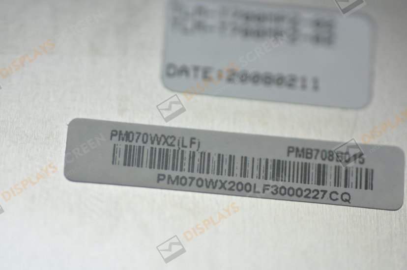 Original PM070WX2 PVI Screen 7.0" 800×480 PM070WX2 Display