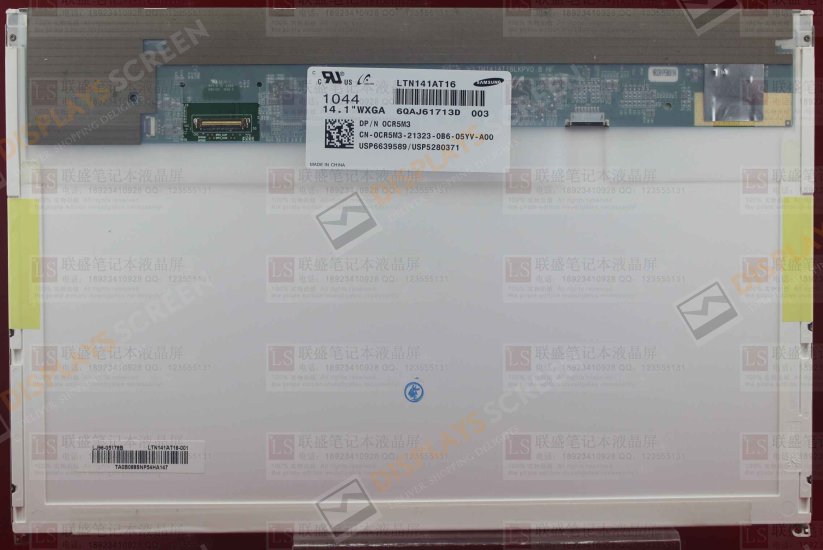 Original LTN141BT10-001 SAMSUNG 14.1"1680×1050 LTN141BT10-001 Display