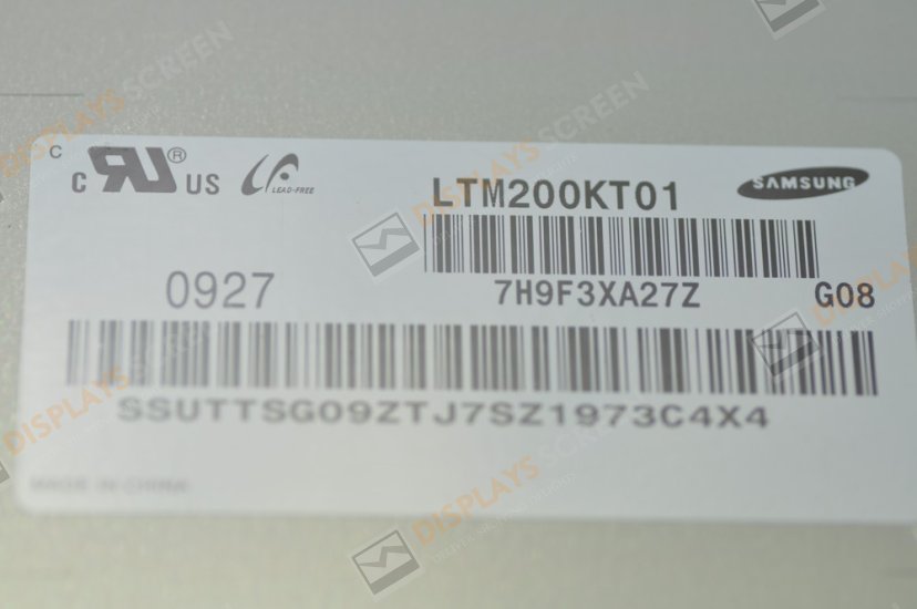 Original LTM200KT01 SAMSUNG 20.0"1600×900 LTM200KT01 Display